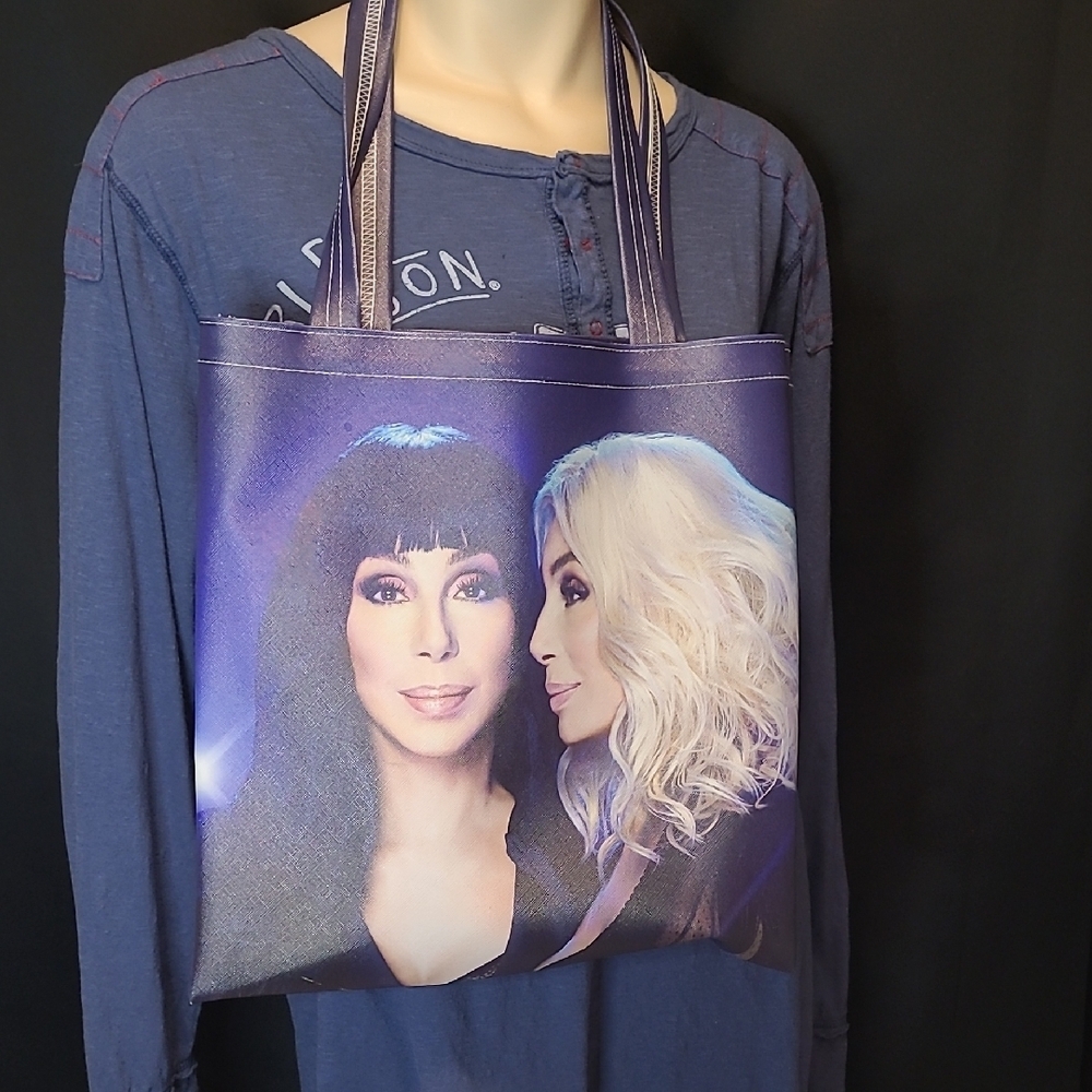 Cher "Here We Go Again" 2019 Concert VIP Tote Bag Purple